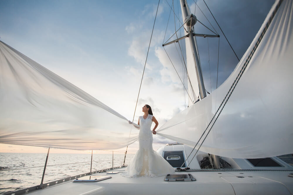 yacht wedding singapore | Zenith Yacht Charters