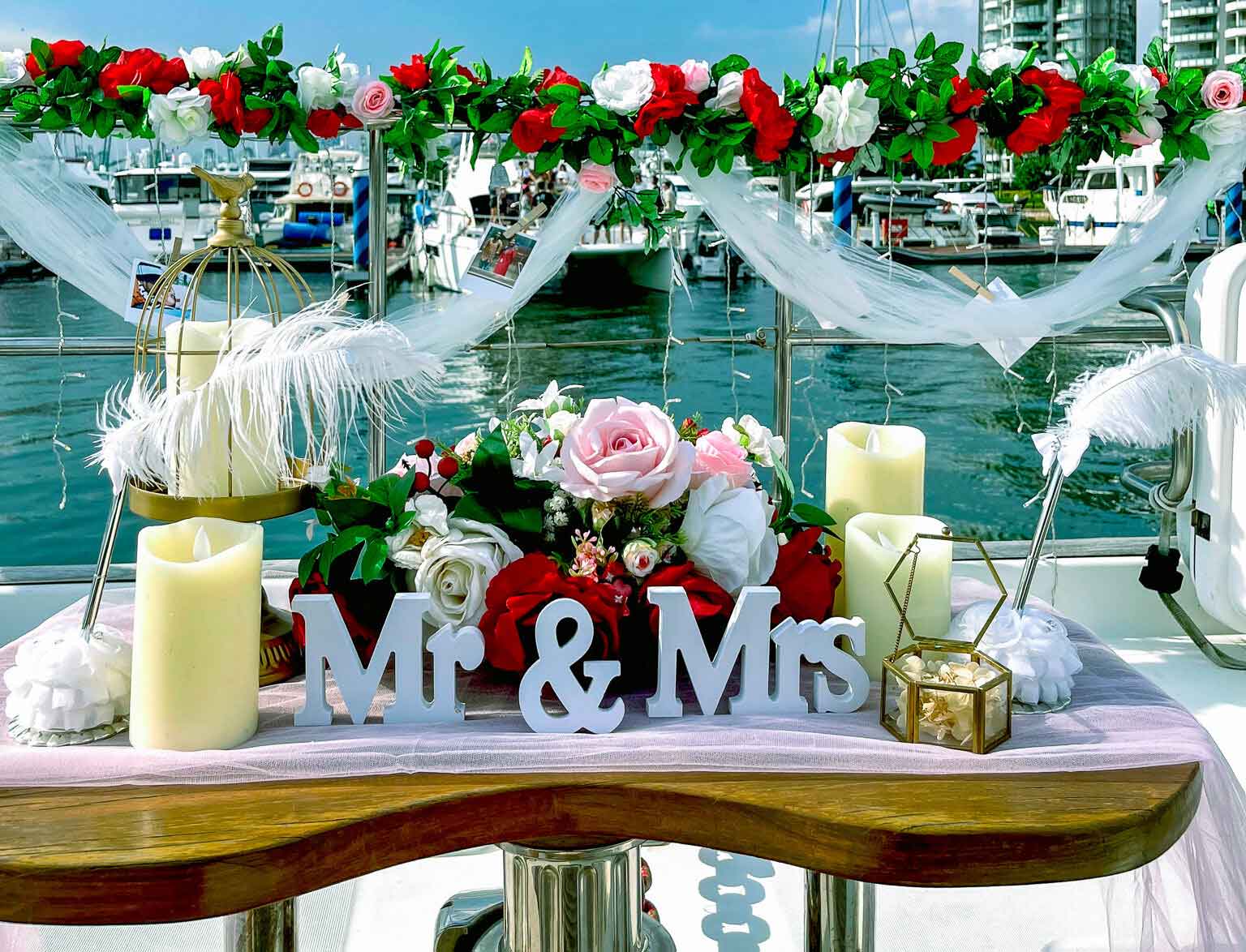 yacht wedding package singapore